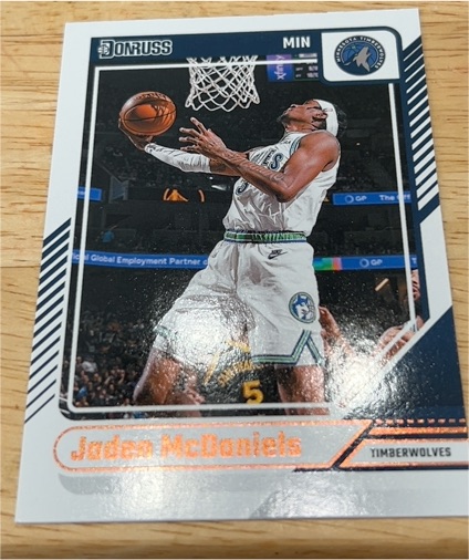 2024-25 Panini Donruss #36 Jaden McDaniels — front