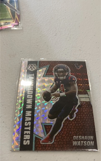 2021 Panini Mosaic Touchdown Masters #TM-17 Deshaun Watson — front