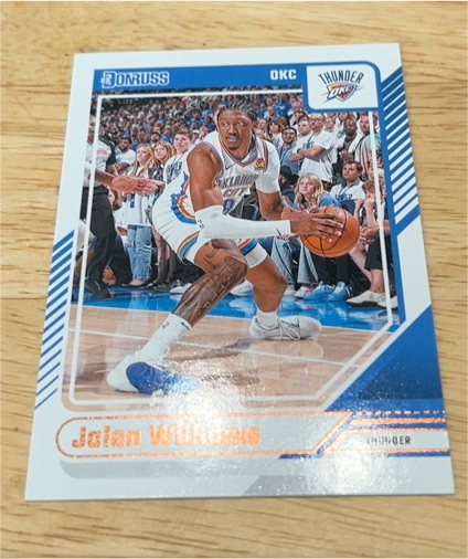 2024-25 Panini Donruss #20 Jalen Williams — front