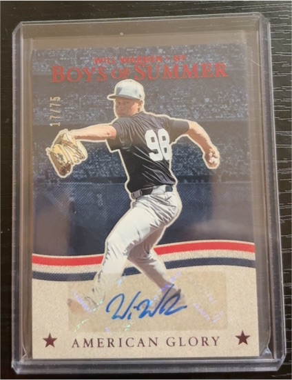 2025 Panini Boys of Summer American Glory #AGS-WW Will Warren — front