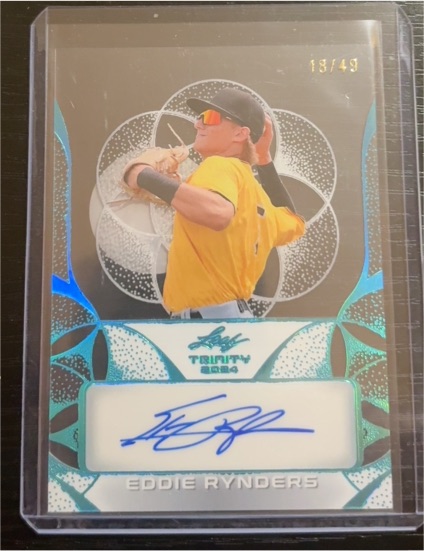 2024 Leaf Trinity Baseball #CA-ER2 Eddie Rynders — front