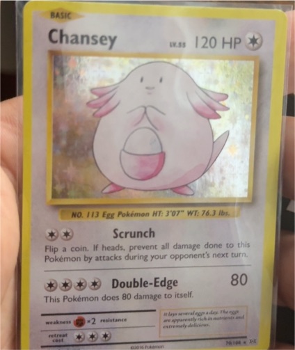 2016 Pokémon XY Evolutions #70 Chansey — front
