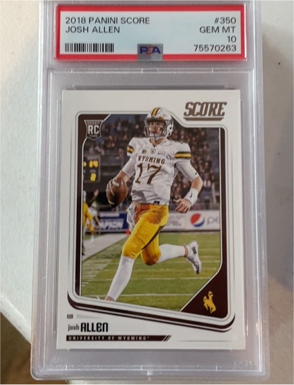 2018 Panini Score #350 Josh Allen — front