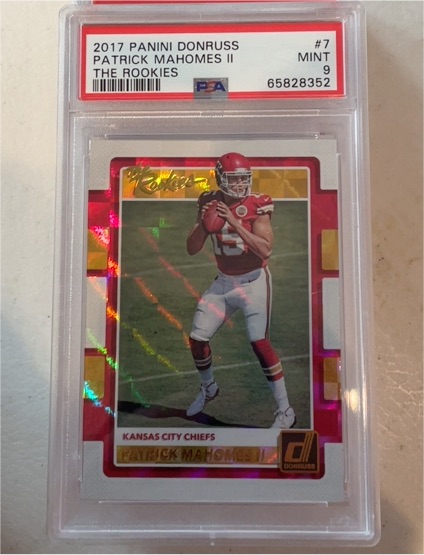 2017 Panini Donruss #7 Patrick Mahomes II The Rookies — front