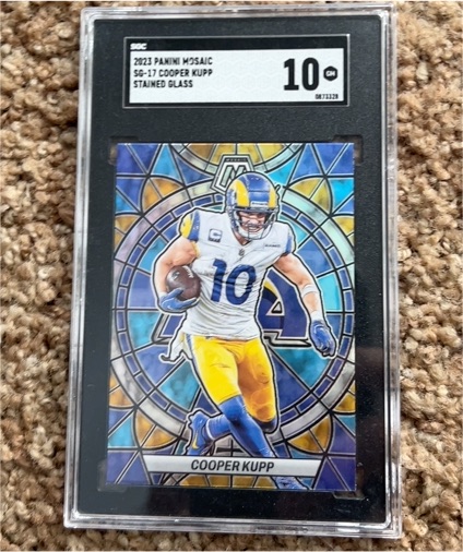 2023 Panini Mosaic #SG-17 Cooper Kupp Stained Glass — front
