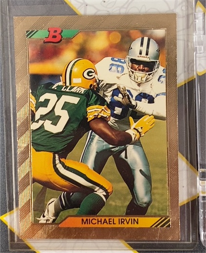 1992 Bowman #13 Michael Irvin — front