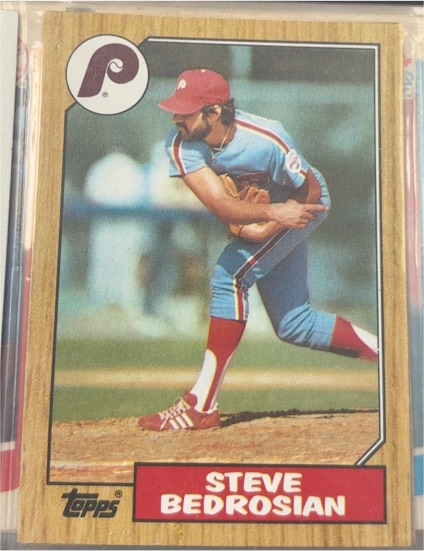 1987 Topps #736 Steve Bedrosian — front
