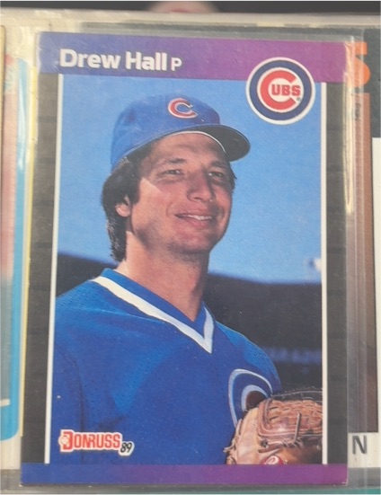 1989 Donruss #522 Drew Hall — front