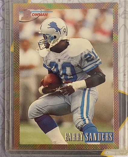 1993 Bowman #140 Barry Sanders — front