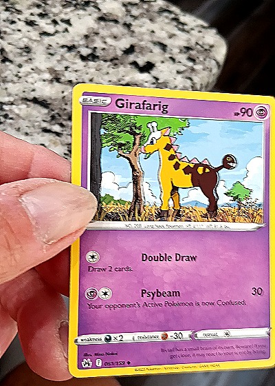 2023 Pokémon Crown Zenith #061 Girafarig — front