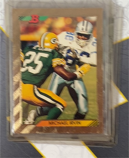 1992 Bowman #13 Michael Irvin — front