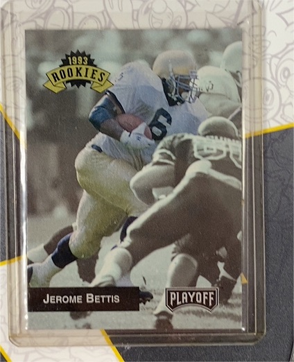 1993 Playoff #294 Jerome Bettis Rookie Card — front