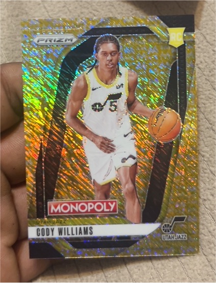 2024-25 Panini Prizm Monopoly #35 Cody Williams — front