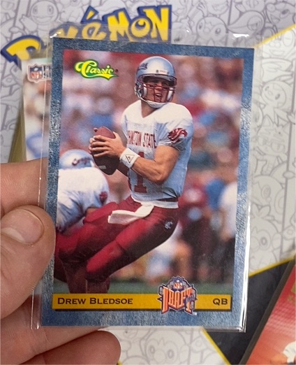 1993 Classic Draft Picks #1 Drew Bledsoe — front