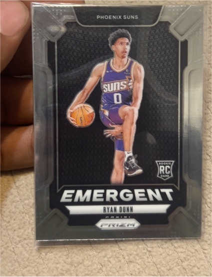 2024-25 Panini Prizm #22 Ryan Dunn Emergent — front