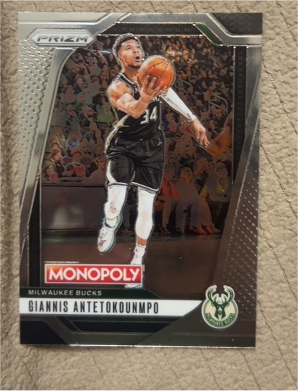 2024-25 Panini Prizm Monopoly #7 Giannis Antetokounmpo — front