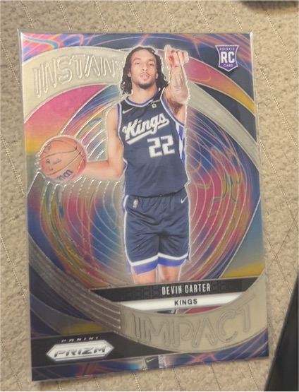 2024-25 Panini Prizm Instant Impact #23 Devin Carter — front