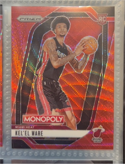 2024-25 Panini Prizm Monopoly #30 Kel'el Ware — front