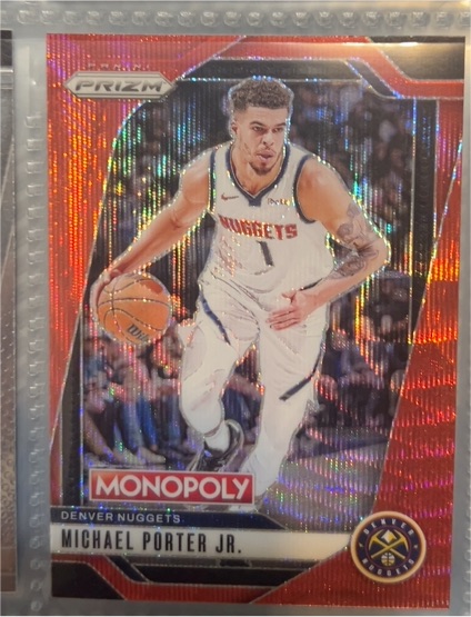 2024-25 Panini Prizm Monopoly #56 Michael Porter Jr. — front