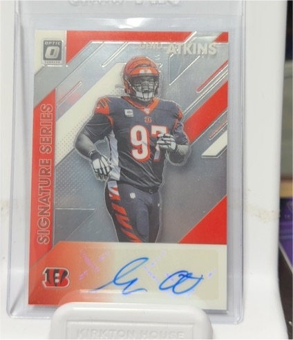 2020 Donruss Optic #SS-GA Geno Atkins Signature Series — front