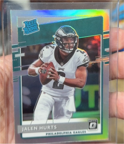 2020 Donruss Optic #164 Jalen Hurts Rated Rookie — front