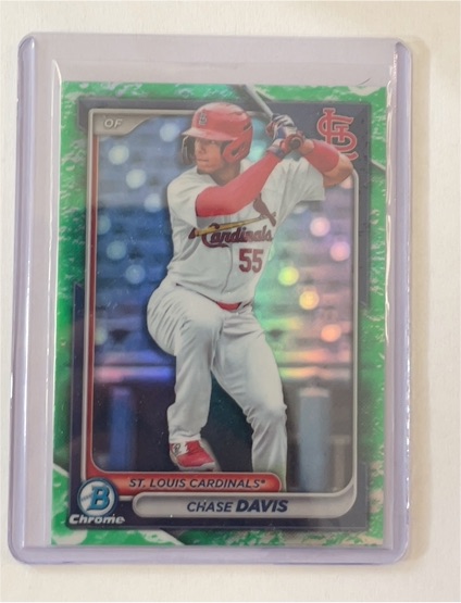 2024 Bowman Chrome Prospects #BCP-150 Chase Davis — front