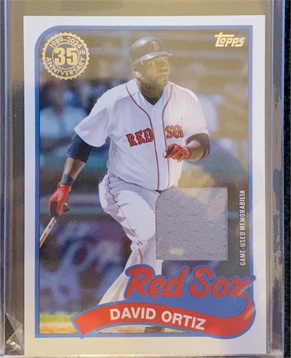 2024 Topps Update 1989 Topps Relics #89RU-DO David Ortiz — front