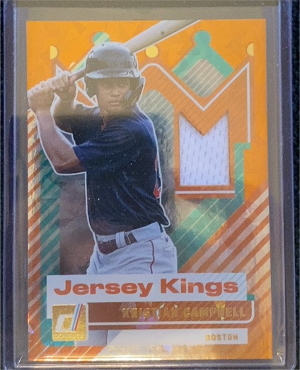 2025 Donruss Jersey Kings #JK-KC Kristian Campbell — front