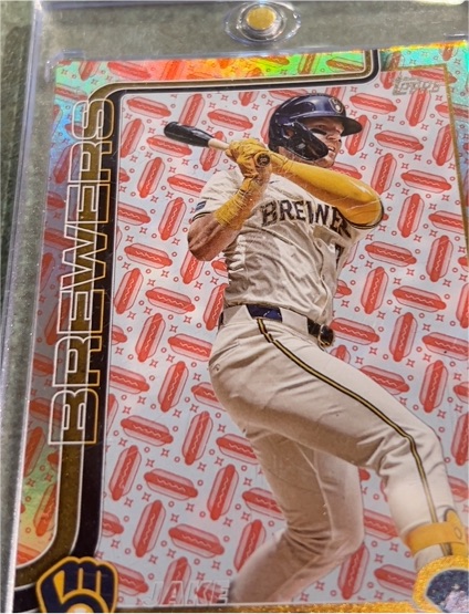 2025 Topps Series 2 #618 Jake Bauers Holiday Hot Dogs — front