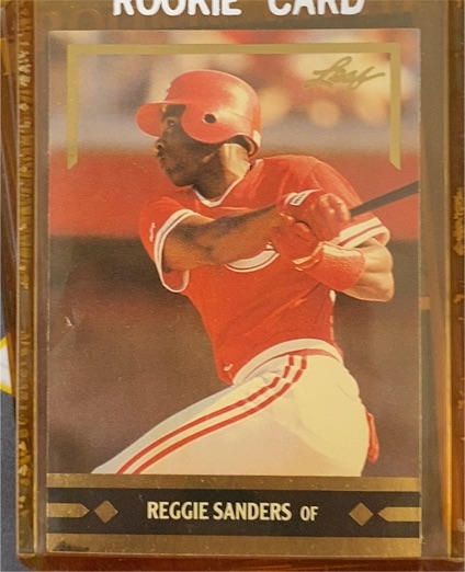 1991 Leaf Gold Rookies #BC10 Reggie Sanders — front