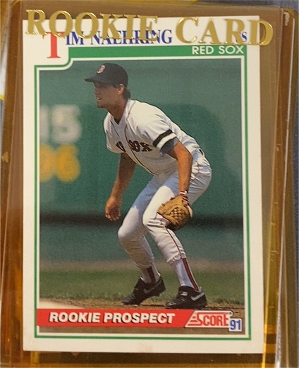 1991 Score #356 Tim Naehring — front
