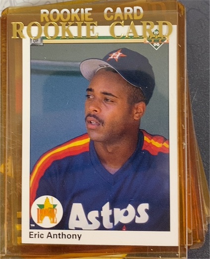 1990 Upper Deck #28 Eric Anthony — front