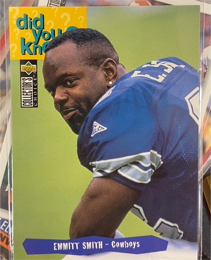 1995 Upper Deck Collector's Choice #50 Emmitt Smith Dallas Cowboys — front