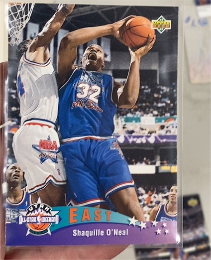 1992-93 Upper Deck #424 Shaquille O'Neal East All-Star — front