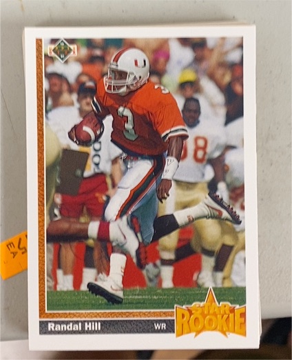 1991 Upper Deck #28 Randal Hill — front