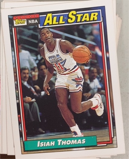 1992-93 Topps All-Star #118 Isiah Thomas — front