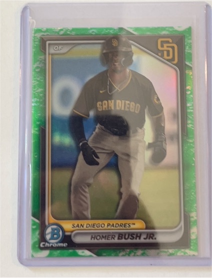 2024 Bowman Chrome Prospects #BCP-87 Homer Bush Jr. — front
