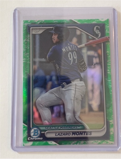 2024 Bowman Chrome #BP-110 Lazaro Montes — front