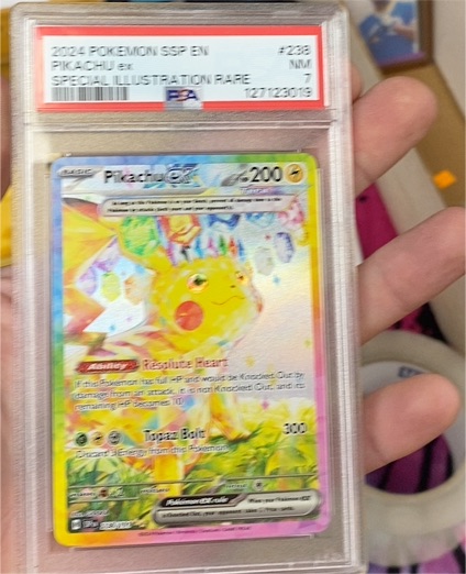 2024 Pokémon SV08 #238 Pikachu ex Special Illustration Rare — front