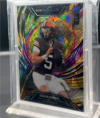 2023 Panini MetalliX #V Dillon Gabriel — front
