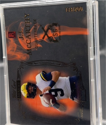 2023 Wild Card Matte Smoking Guns #SG-JM J.J. McCarthy — front