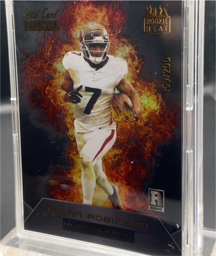 2023 Wild Card Matte Rookie Heat #RH-BR Bijan Robinson — front