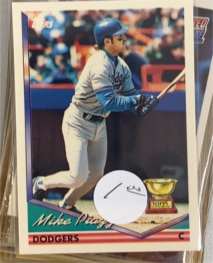 1994 Topps #1 Mike Piazza — front