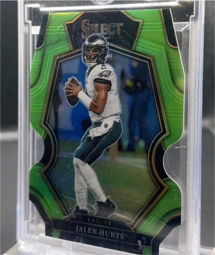 2022 Panini Select Premier Level Die Cut #179 Jalen Hurts — front