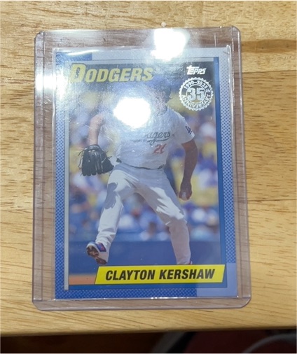 2025 Topps 1990 35th Anniversary #T90-61 Clayton Kershaw Los Angeles Dodgers — front