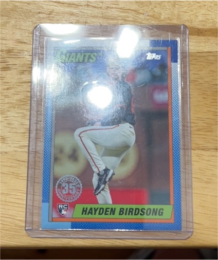 2025 Topps Series 1 - 1990 Topps #T90-70 Hayden Birdsong Rookie Card — front