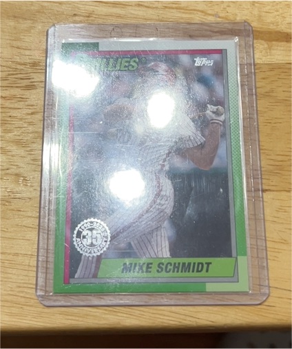 2025 Topps #T90-2 Mike Schmidt 1990 Topps Baseball 35th Anniversary — front