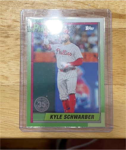 2025 Topps Series 1 1990 Topps 35th Anniversary #T90-31 Kyle Schwarber — front