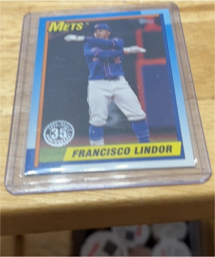 2025 Topps Series 1 #T90-38 Francisco Lindor — front