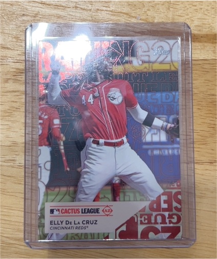2025 Topps Series 1 Training Grounds #TG-13 Elly De La Cruz — front